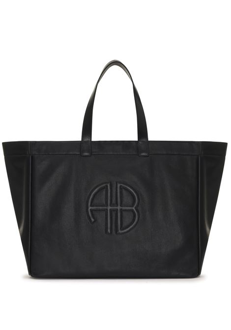 large rio tote bag woman balck ANINE BING | A-13-2148005